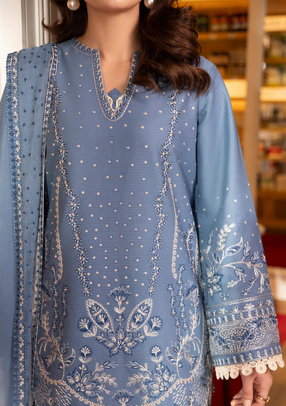 Vie - Stitched 3 Piece Embroidered Lawn