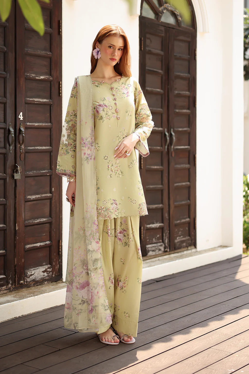 QA-523 Printed Lawn