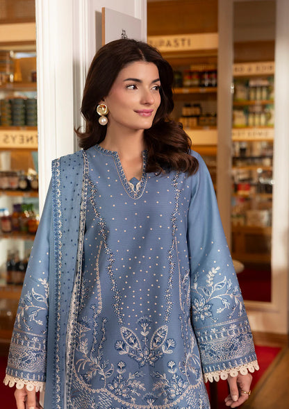 Vie - Stitched 3 Piece Embroidered Lawn