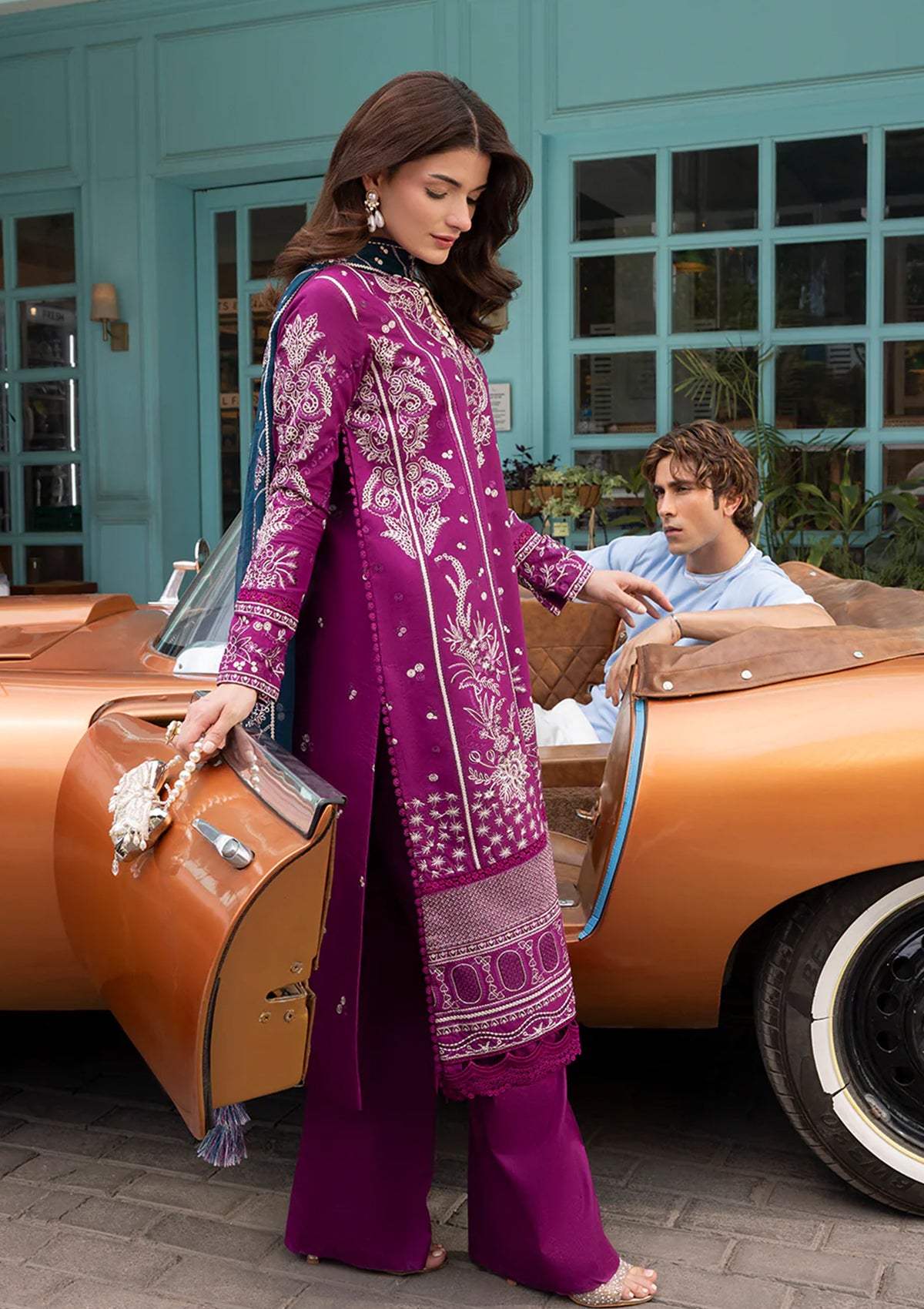 Amour - Stitched 3 Piece Embroidered Lawn