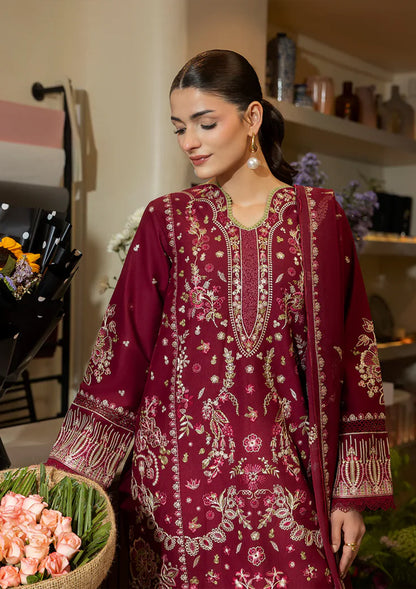 Calin - Stitched 3 Piece Embroidered Lawn