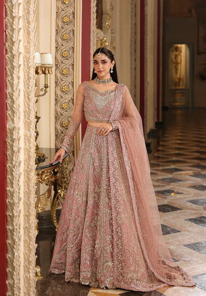 GLAMOROUS EMBROIDERED POLY NET HAND EMBELLISHED FRONT YOCK and EMBROIDERED POLY NET DUPATTA from STARDOM - FORMAL HANDWORK '25
