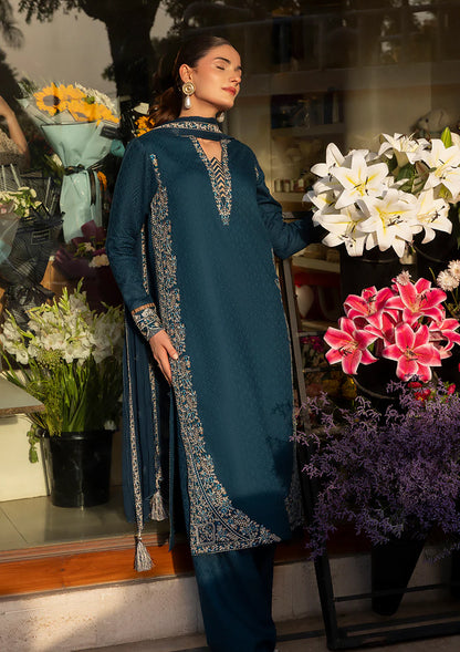 Coeur - Stitched 3 Piece Embroidered Lawn