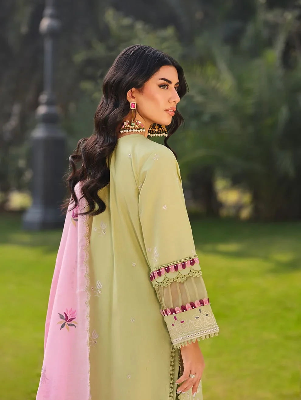 MLL-07 APPLE BLOSSOM Unstitched 3 Piece Luxury Lawn