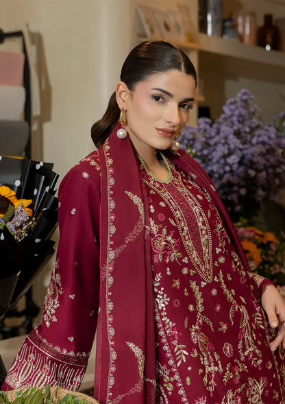 Calin - Stitched 3 Piece Embroidered Lawn