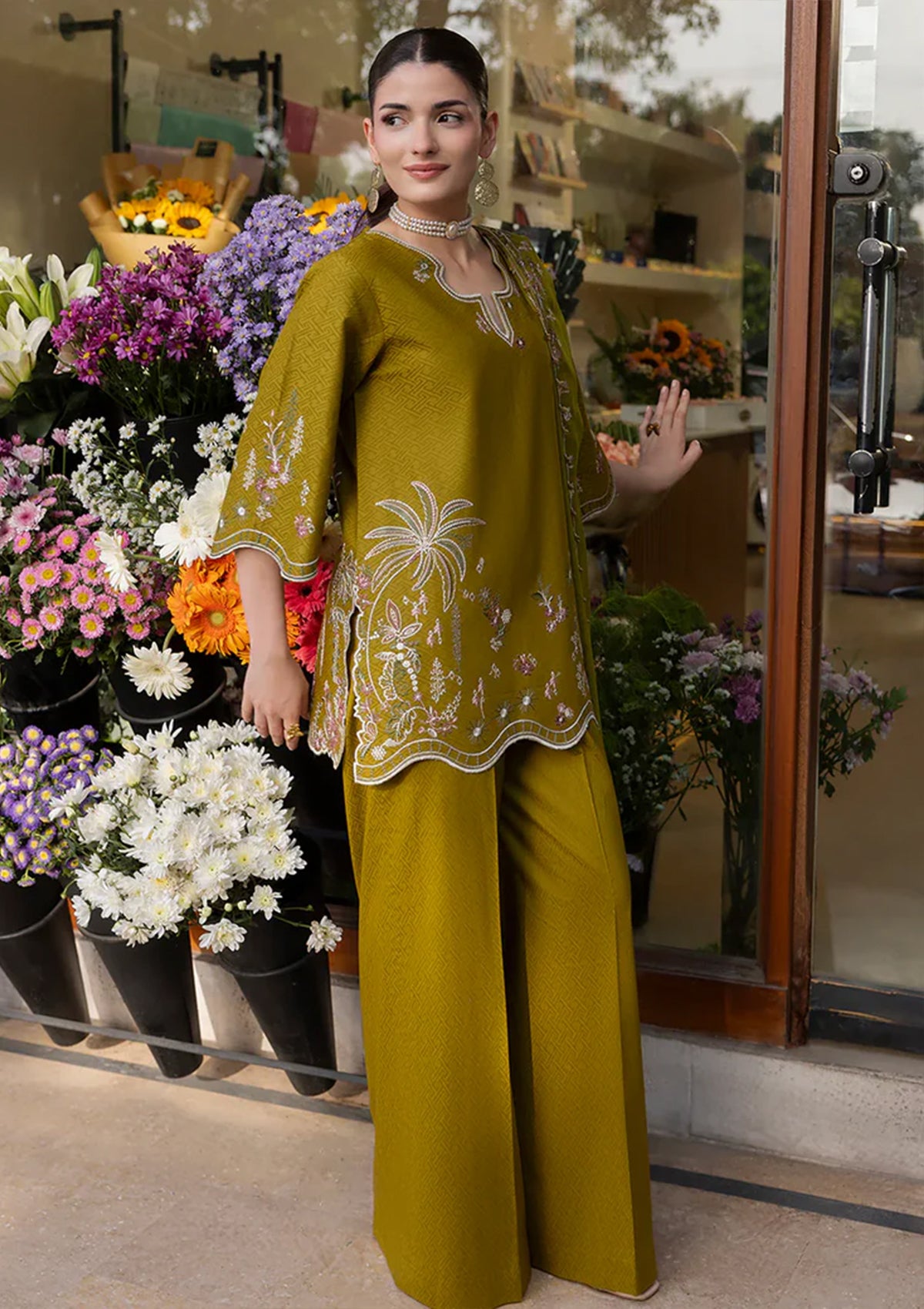 Lueur - Stitched 3 Piece Embroidered Lawn