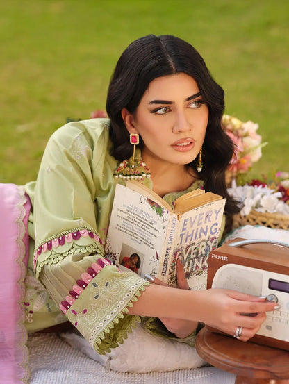 MLL-07 APPLE BLOSSOM Unstitched 3 Piece Luxury Lawn