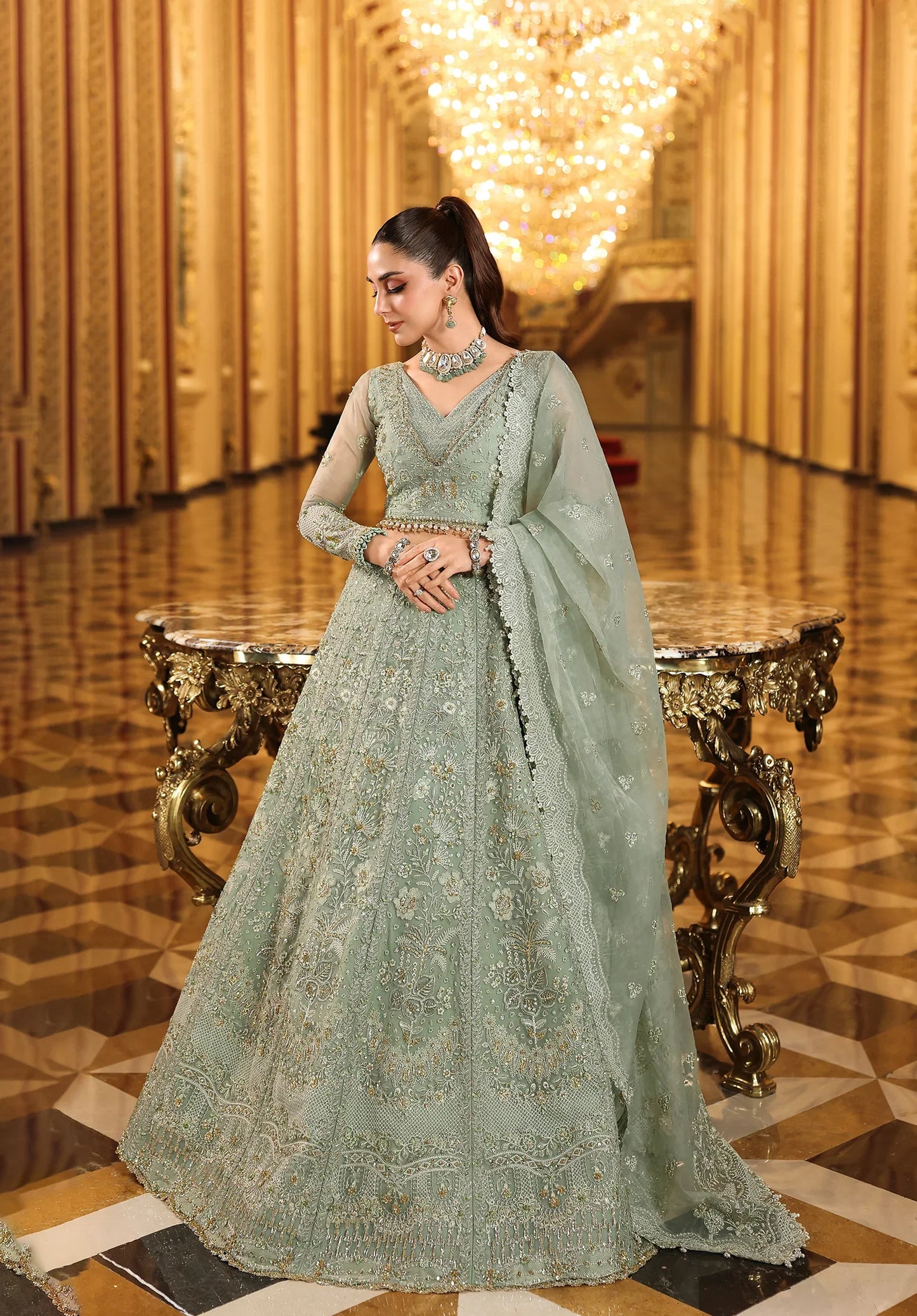 Elegant dress  LIME LIGHT from STARDOM - FORMAL HANDWORK '25
