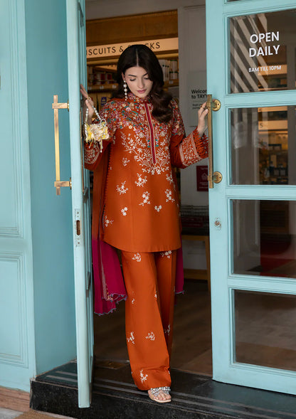 Miel - Stitched 3 Piece Embroidered Lawn