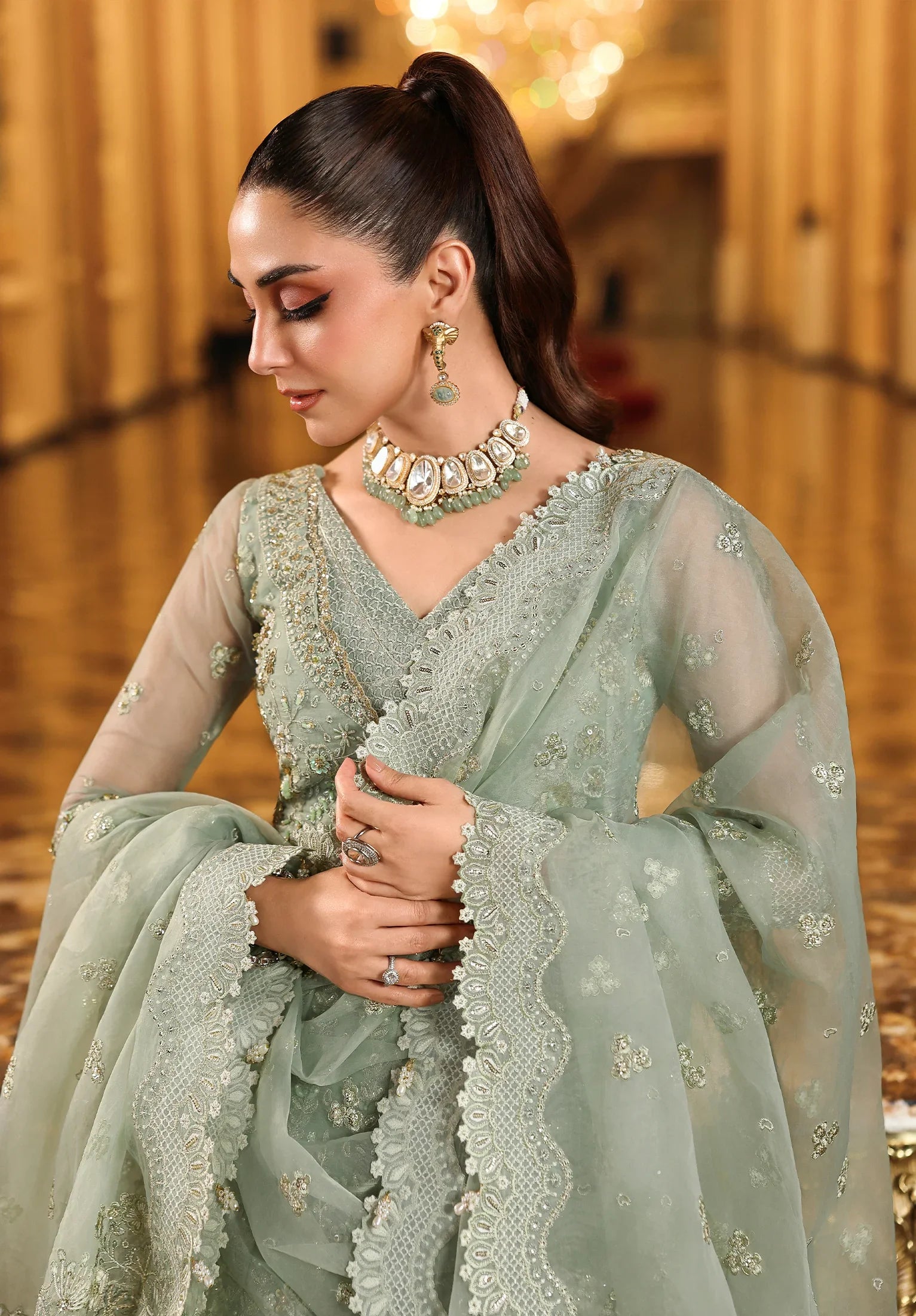 LIMELIGHT wearing this beautiful dress FROM STARDOM - FORMAL HANDWORK '25
