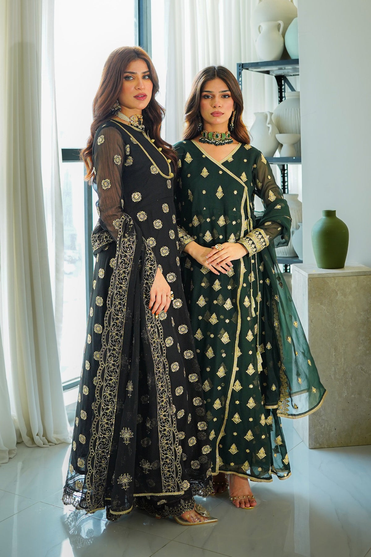 MEHERBANO Unstitched 3 piece Chiffon suit