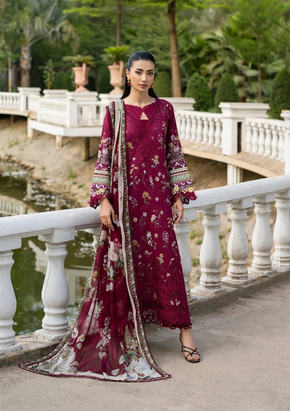 Elaf - Signature Embroidered Lawn